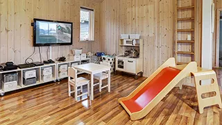 Aktivitätsraum von Sortspætte Aktivhus