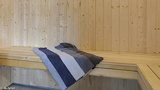 Sauna in Bøtø Poolhus