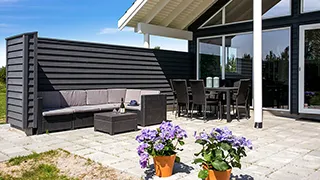 Terrasse von Hansa Aktivhus