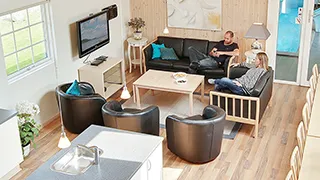 Wohnzimmer von Gyvel Aktivhus