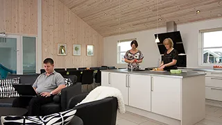 Küche in Hylde Aktivhus