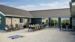 Terrasse von Hjulspor Poolhus