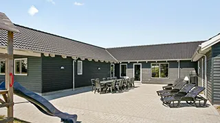 Terrasse von Hejmdals Poolhus