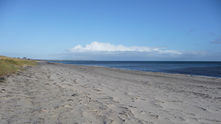 Strand in der Nähe von Bientjevej Aktivhus