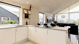 Küche in Strandpark Spahus