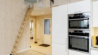 Küche in Strandpark Spahus