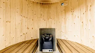 Sauna in Strandpark Spahus