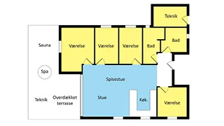 Grundriss von Strandpark Spahus