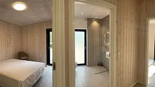 Schlafzimmer in Sommerhus Velvære