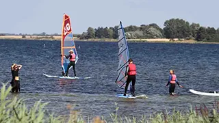 Strand in der Nähe von Sommerhus Velvære