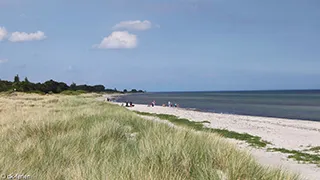 Strand in der Nähe von Hus Sveriges Drøm