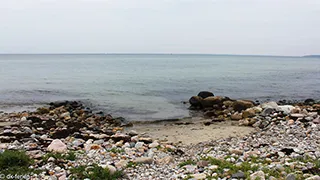 Strand in der Nähe von Gilleleje Hyggehus
