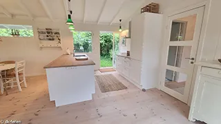 Küche in Villingebæk Sommerhus