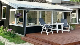 Terrasse von Villingebæk Sommerhus
