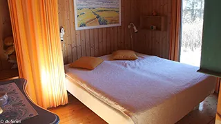 Schlafzimmer in Hus Tibirke Pyramide