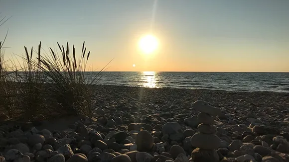 Strand in der Nähe von Gilleleje Wellnesshus