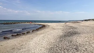 Strand in der Nähe von Jyde Aktivhus