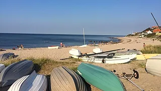 Strand in der Nähe von Kattegat Aktivhus