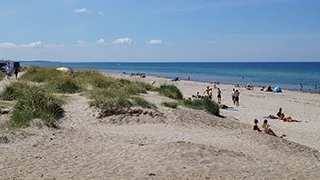 Strand in der Nähe von Kattegat Aktivhus