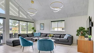 Wohnzimmer von Hesselø Poolhus