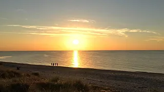 Strand in der Nähe von Arresø Aktivhus