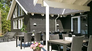 Terrasse von Hedelærke Aktivhus