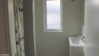 Badezimmer in Højbro Poolhus