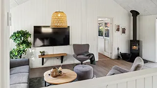 Wohnzimmer von Udendørs Poolhus