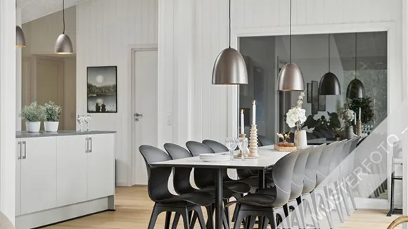 Essbereich in Pur oase Poolhus