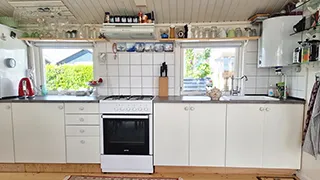 Küche in Karrebæks Hyggehus