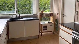 Küche in Sommerhus Kobæk