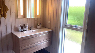 Badezimmer in Sommerhus Kobæk