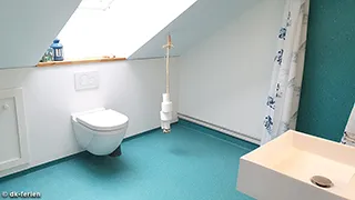Badezimmer in Kormoran Lejlighed
