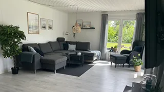 Wohnzimmer von Limfjordens Hyggehus