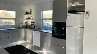 Küche in Limfjordens Hyggehus