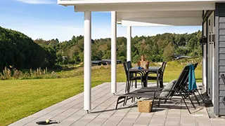 Terrasse von Hostrup Gruppehus