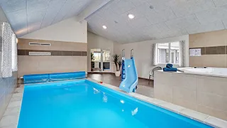 Poolbereich von Ferienhaus in Dänemark