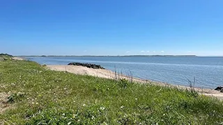 Strand in der Nähe von Hostrup Poolhus