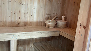 Sauna in Limfjordens Familiehus