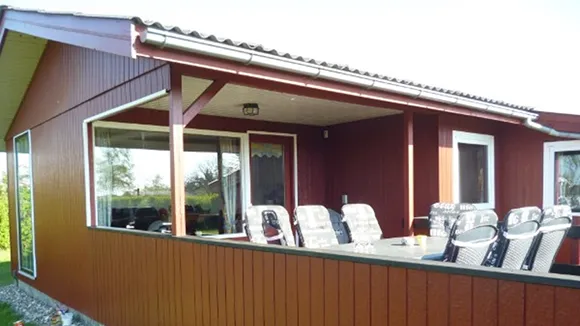 Terrasse von Limfjord Hyggehus
