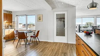 Küche in Hygge på Jegindø