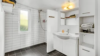 Badezimmer in Hygge på Jegindø
