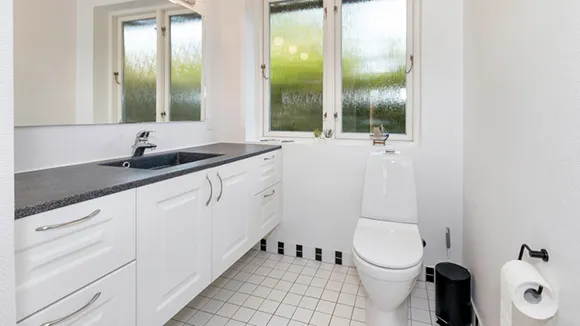 Badezimmer in Fur hyggehus