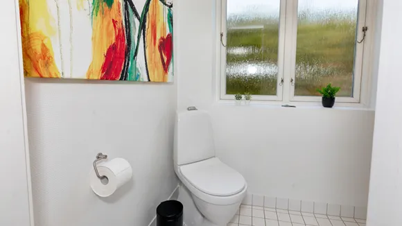 Badezimmer in Fur hyggehus