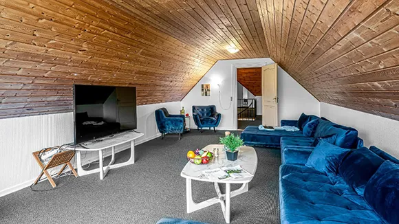 Wohnzimmer von Poolhus Brande