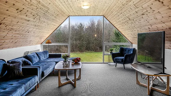 Wohnzimmer von Poolhus Brande