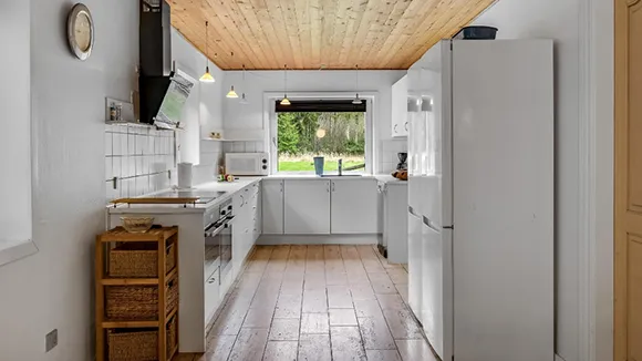 Küche in Poolhus Brande