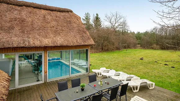 Terrasse von Poolhus Brande