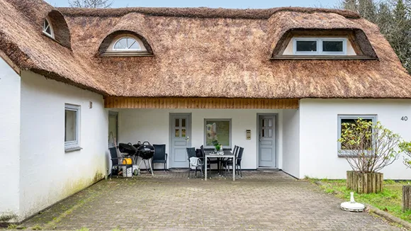 Terrasse von Poolhus Brande