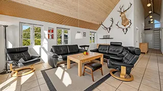 Wohnzimmer von Brombær Fjordhus